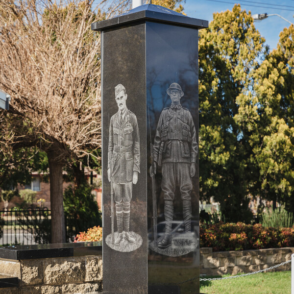 Picton Memorial Park statue